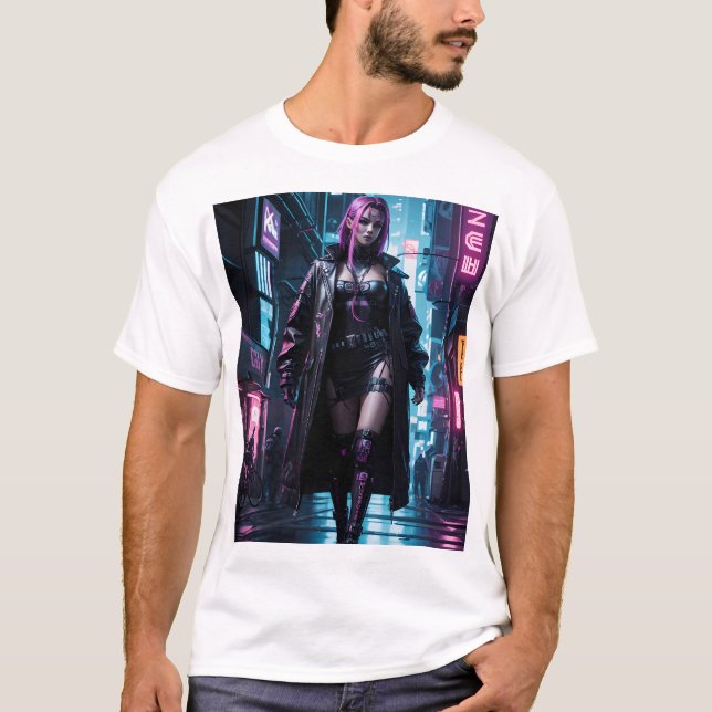 Cyberpunk T Shirt (Framsida)