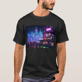 Cyberpunk Tokyo Ramen House T Shirt