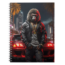 Cyberpunk Urban Ape bärbar dator