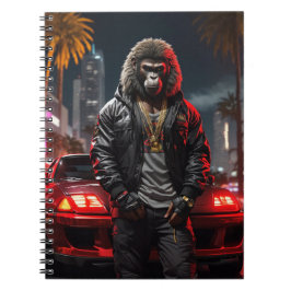 Cyberpunk Urban Ape bärbar dator Anteckningsbok