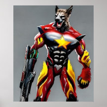 Cyberpunk Varg, Werevarg Art Digital Download