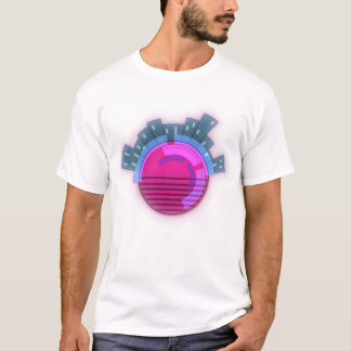 Cyberpunk Världsstad T Shirt