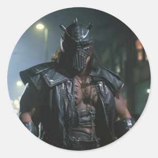 Cyberpunk Villain Runt Klistermärke