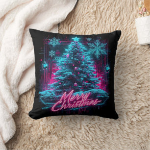 Cyberpunk Vinter Jul Kudde