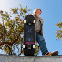 Cyberpunk VR Gamer Skateboard Deck | "Verkligheten
