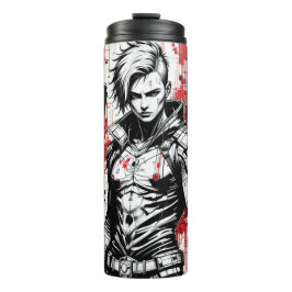 Cyberpunk Warrior Graffiti - Thermal Tumbler