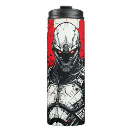 Cyberpunk Warrior Graffiti - Thermal Tumbler