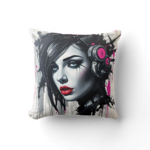 Cyberpunk Woman - Edgy Sci-Fi Art