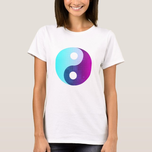 Cyberpunk Yin Tang T Shirt (Framsida)