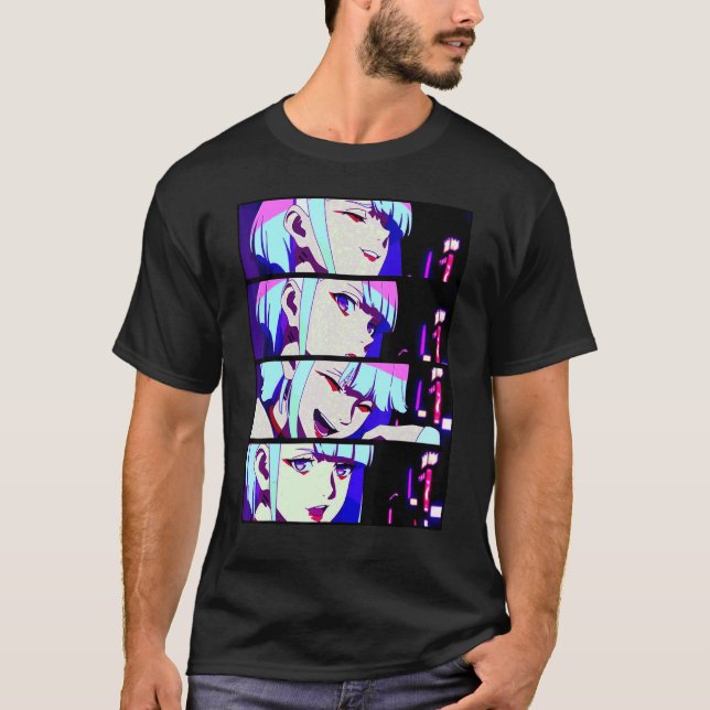 CYBERPUNKS LUCYS T SHIRT (Framsida)