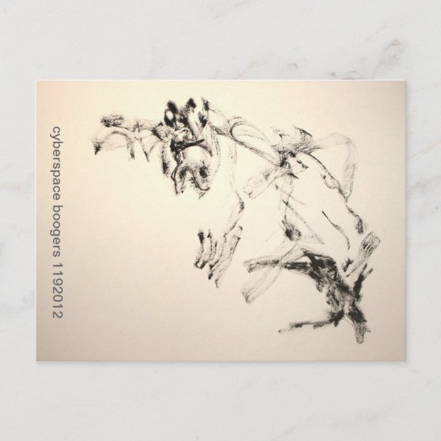 Cyberrymdsbugorer 1192012 vykort (Framsida)