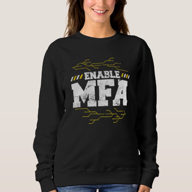 Cybersäkerhet Cyber Säkerhet MFA Hacker Pentester T Shirt (Framsida)