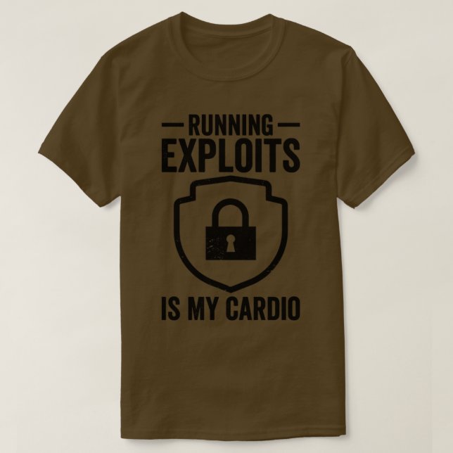 Cybersäkerhet datorsäkerhet IT-säkerhet Mitt dator T Shirt (Design framsida)