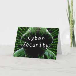 Cybersäkerhet - företag tack kort