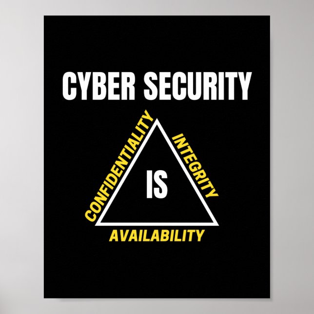 Cybersäkerhet och Internet Geek Poster (Framsidan)
