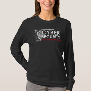 Cybersäkerhet och skydd av nya, stolta, paranoida t shirt