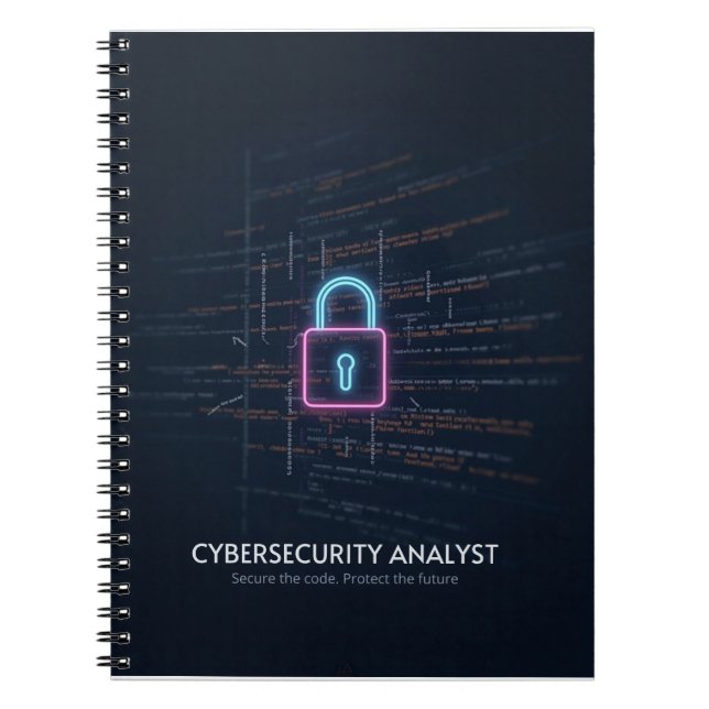 Cybersecurity Analyst - Kod och skydd Anteckningsbok (Framsidan)
