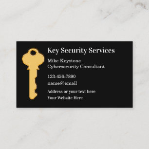 Cybersecurity Business Card-mall Visitkort