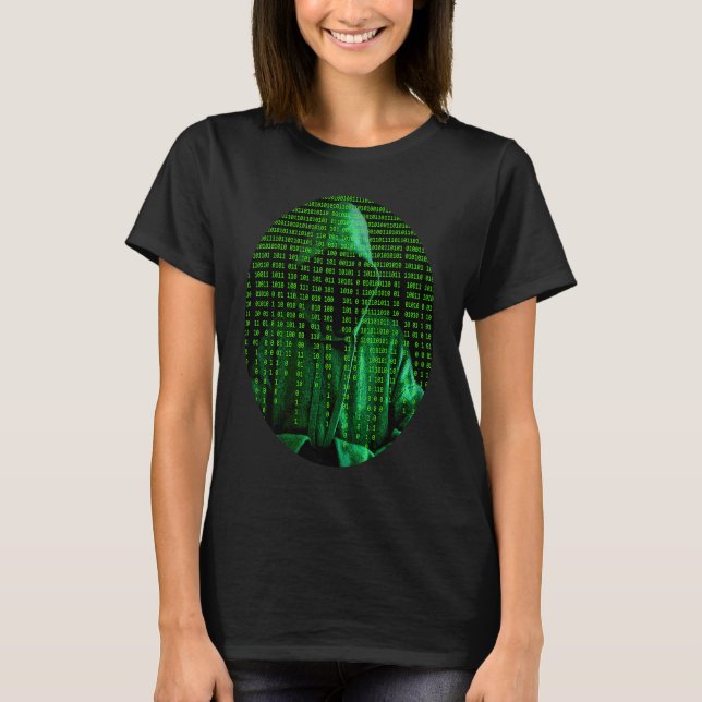 Cybersecurity Hacker IT Cybersecurity Ingenjör T Shirt (Framsida)