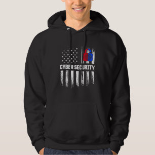 Cybersecurity IT Analyst Auktoriserad Tech Securit Hoodie