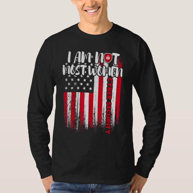 Cybersecurity IT Analyst Auktoriserad Tech Securit T Shirt (Framsida)
