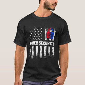 Cybersecurity IT Analyst Auktoriserad Tech Securit T Shirt