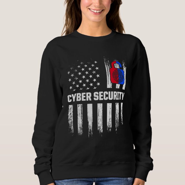 Cybersecurity IT Analyst Auktoriserad Tech Securit T Shirt (Framsida)