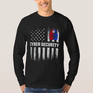 Cybersecurity IT Analyst Auktoriserad Tech Securit T Shirt