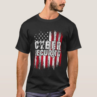 Cybersecurity IT Analyst Educate Auktoriserad Tech T Shirt