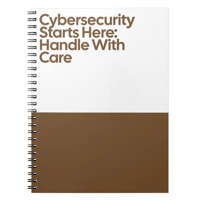 Cybersecurity Password Notebook Anteckningsbok (Framsidan)