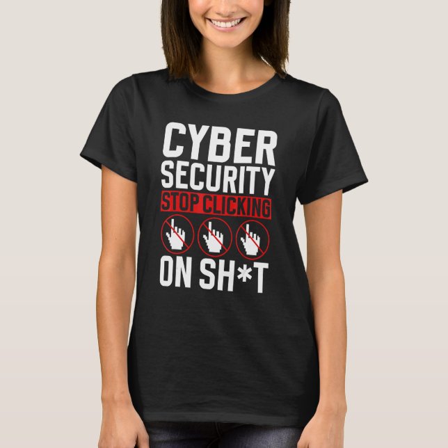 Cybersecurity Professional  Cybersecurity Programm T Shirt (Framsida)