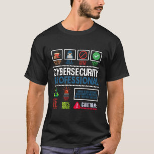 Cybersecurity-Professionellen är inte en hacker T Shirt