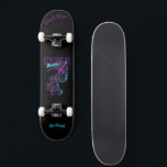 Cyberskateboard med bildtext & Namn Mini Skateboard Bräda 18,5 Cm<br><div class="desc">Gör den här skateboard till din egen genom att lägga till texten. Om du vill komma åt avancerad redigering går du till "Anpassa den här verktygen" och klickar på "Information", rulla ner och tryck på länken "klicka för att anpassa ytterligare". Perfekt för alla Tillfälle som födelsedag eller Studenten, för utomhusskateboarder...</div>