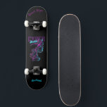 Cyberskateboard med bildtext & Namn Mini Skateboard Bräda 18,5 Cm<br><div class="desc">Gör den här skateboard till din egen genom att lägga till texten. Om du vill komma åt avancerad redigering går du till "Anpassa den här verktygen" och klickar på "Information", rulla ner och tryck på länken "klicka för att anpassa ytterligare". Perfekt för alla Tillfälle som födelsedag eller Studenten, för utomhusskateboarder...</div>