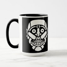 Cybersmily Cyborg Logotyp Black Mugg