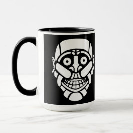 Cybersmily Cyborg Logotyp Black Mugg