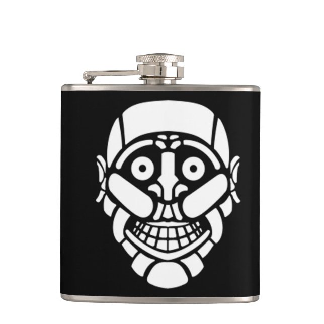 Cybersmily logo Cyberpunk flask Fickplunta (Framsidan)