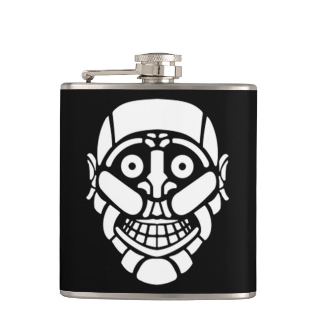 Cybersmily logo Cyberpunk flask Fickplunta (Framsidan)