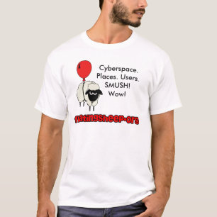 Cyberspace. Ställen. Användare. SM… T-shirt