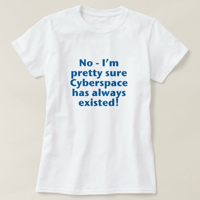 Cyberspace T-shirt (Design framsida)
