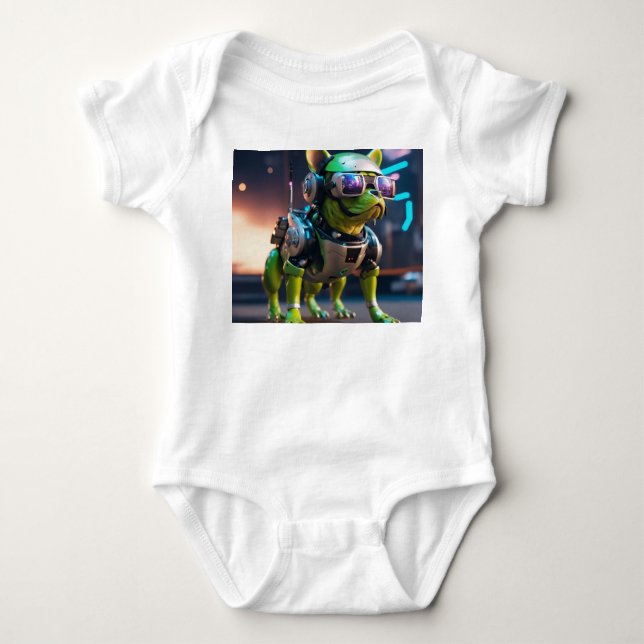 CyberTee Lab: Fet design för Robot Älskare T Shirt (Framsida)