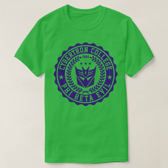 CYBERTRON COLLEGE Decepticons T Shirt (Design framsida)
