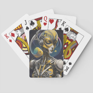 Cybille Ken Gage Cyborg Sci-Fi Casinokort