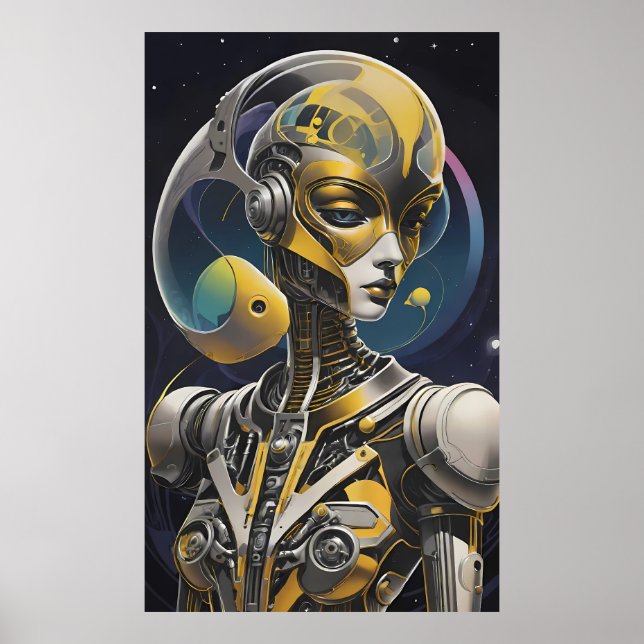 Cybille Ken Gage Cyborg Sci-Fi Poster (Framsidan)