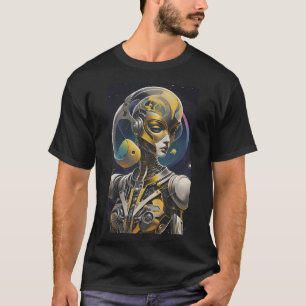 Cybille Ken Gage Cyborg Sci-Fi T Shirt