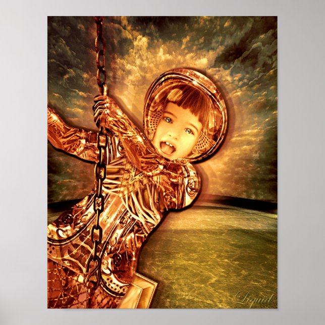 Cyborg Alice Print Poster (Framsidan)