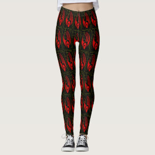 Cyborg Ben Cosplay Mönster Leggings