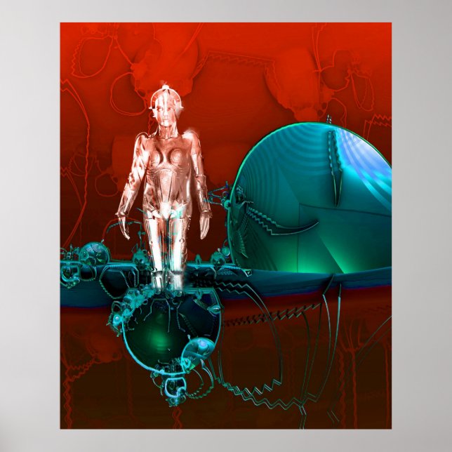 Cyborg-fabriken Poster (Framsidan)