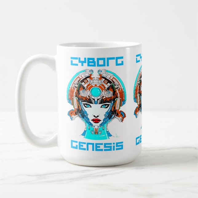 Cyborg Genesis Kaffemugg (Vänster)