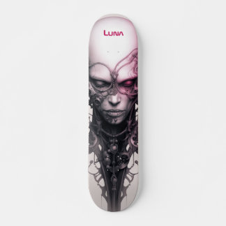 Cyborg Girl Fantastic artsy Mini Skateboard Bräda 18,5 Cm